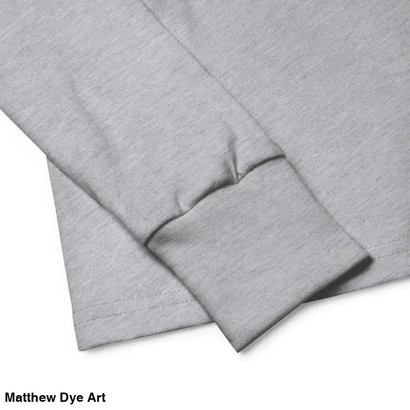 Gray long-sleeved Ah Kitty Halloween sweater for kids, a comfortable cotton unisex youth shirt