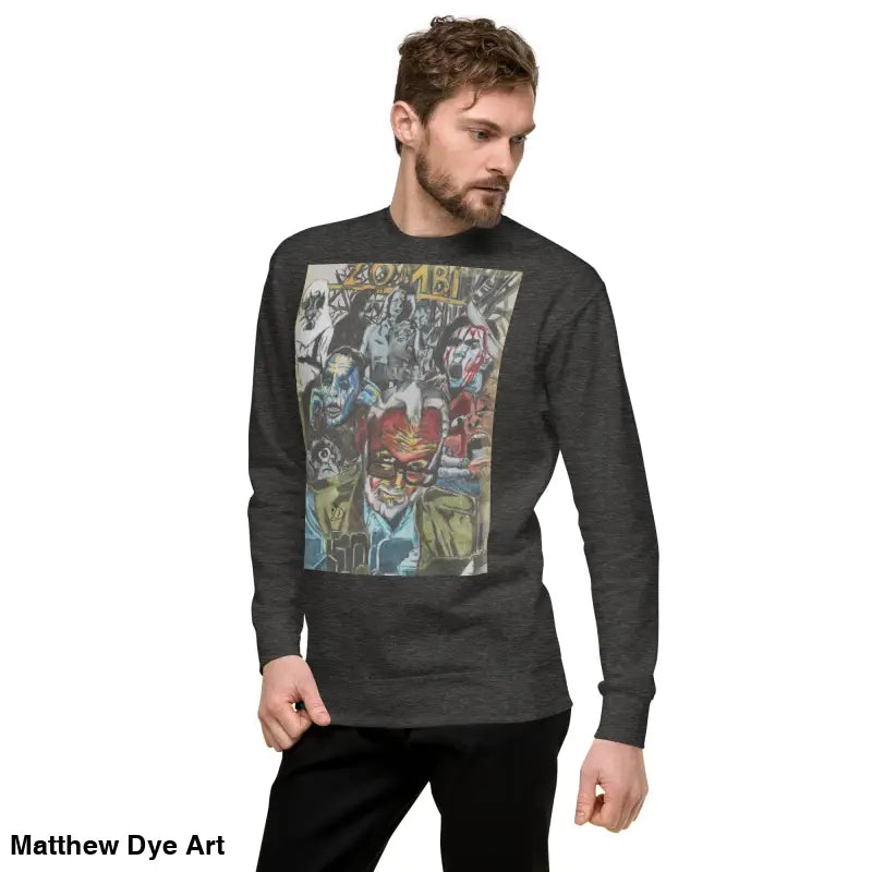 Man’s long-sleeved graphic tee in cotton, featuring the unique Romero tribute design