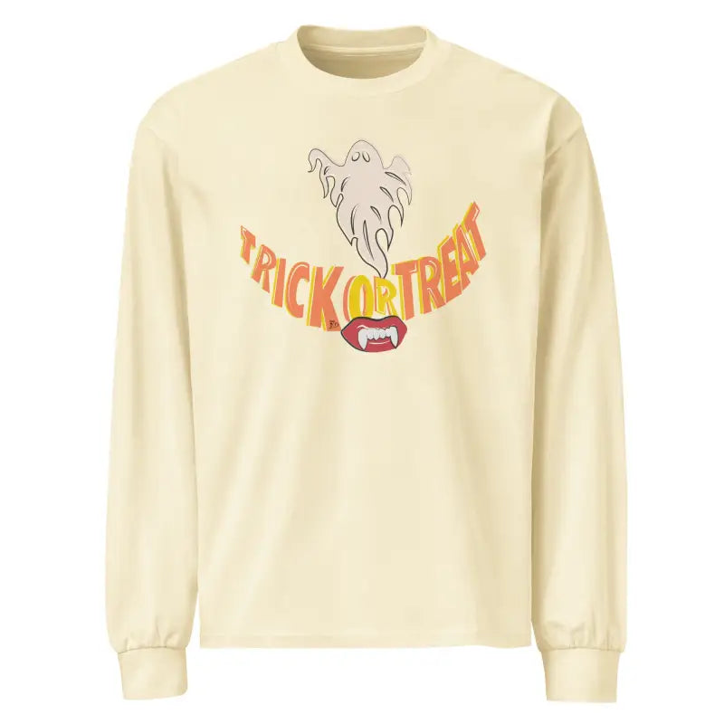 Long sleeve shirt featuring premium vintage Halloween art with Jack-o’-Lantern design