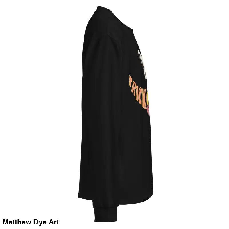 Black long sleeve shirt showcasing effortless elegance in Jack-o’-Lantern Glow design