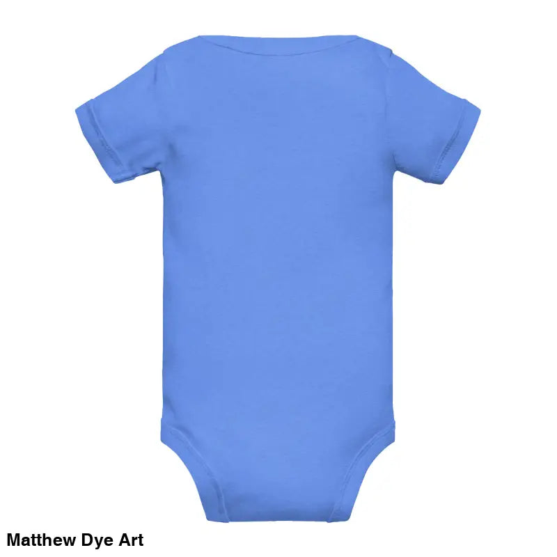 Blue baby onesie featuring Scary Cat Halloween design for enchanting spirit in infants