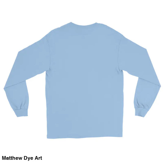 Light blue long sleeve shirt from Mummy Unisex Long Sleeve Shirt for Halloween