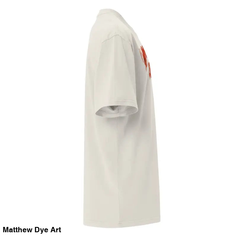 Off-white Murder Party Mayhem oversized t-shirt with wide neck ribbing design
