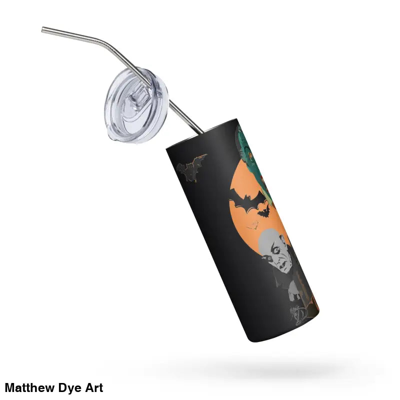 Gothic Horror Art Tumbler featuring Matthew Dye art from the Cute Halloween Collection