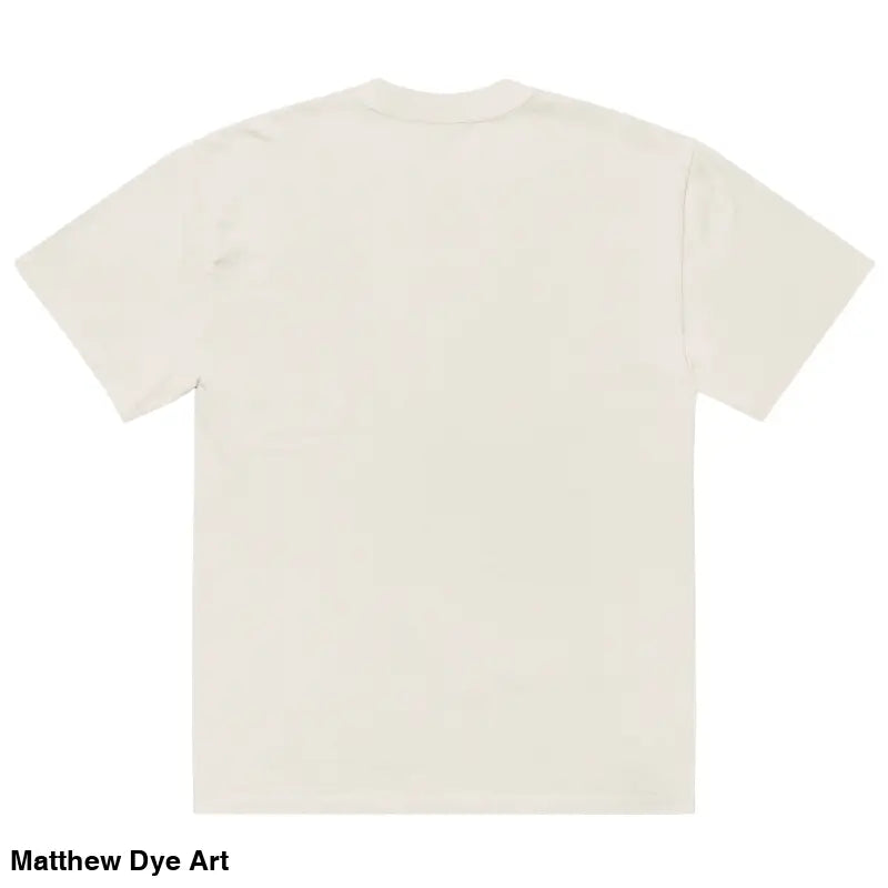 Plain off-white t-shirt featuring Pharaoh’s Curse nostalgic Halloween design art