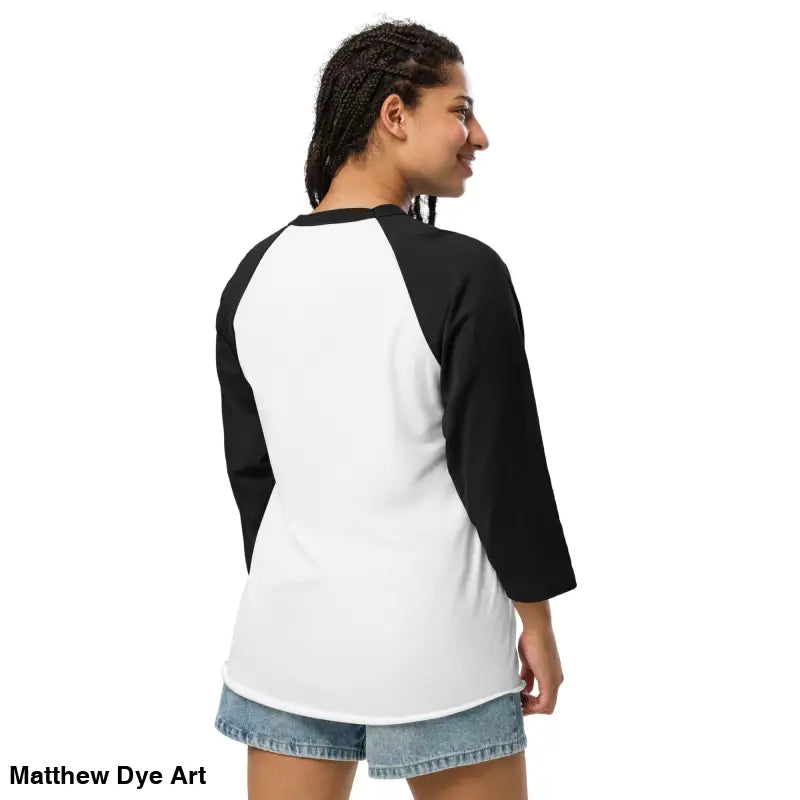 Stylish raglan shirt featuring retro Halloween flair for the Pumpkin Witch Baseball Shirt