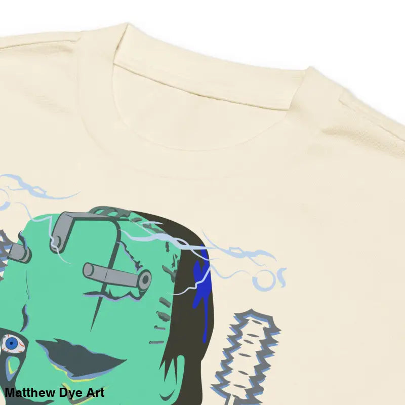 Frankenstein Halloween graphic unsex shirt, a comfortable heavy long sleeve tee