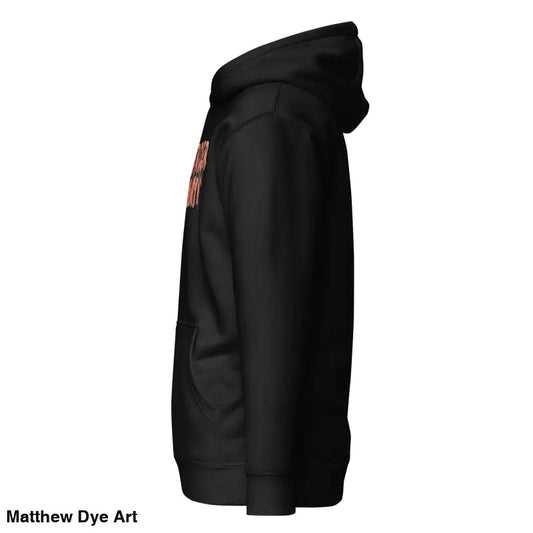 Cozy Black Hooded Sweatshirt for the Slay All Day Murder Party Super Soft Fleece Hoodie