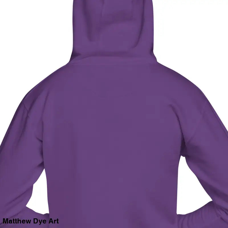 Purple hooded sweatshirt for the Slay All Day Murder Party super soft fleece unisex hoodie