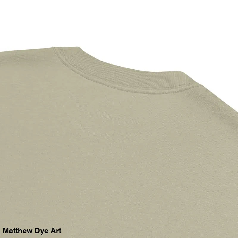 Oversized faded unisex Halloween tee featuring a beige crewneck sweatshirt design