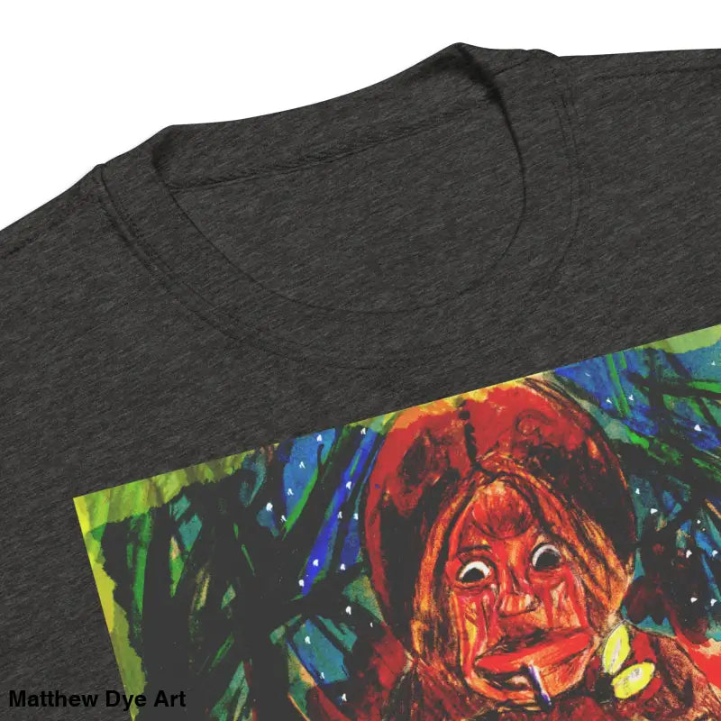 Heather gray Trick ’r Treat unisex premium sweatshirt featuring colorful artwork