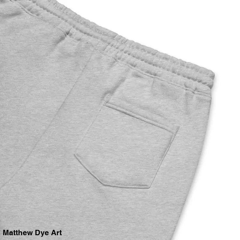 Gray sweatpants with pocket from Vintage Black Cat Men’s Fleece Shorts collection