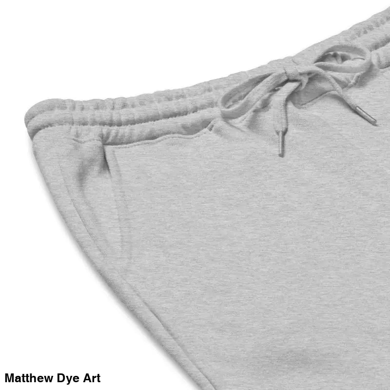 Gray drawstring sweatpants from Vintage Black Cat Men’s Fleece Shorts collection