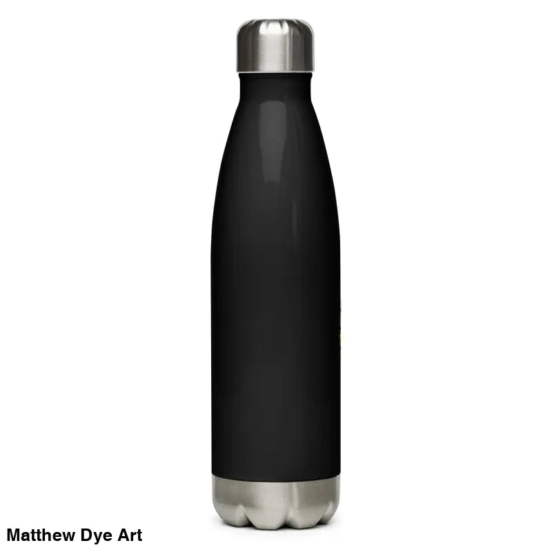Black metal Vintage Cat Stainless Steel Water Bottle for daily adventures hydration