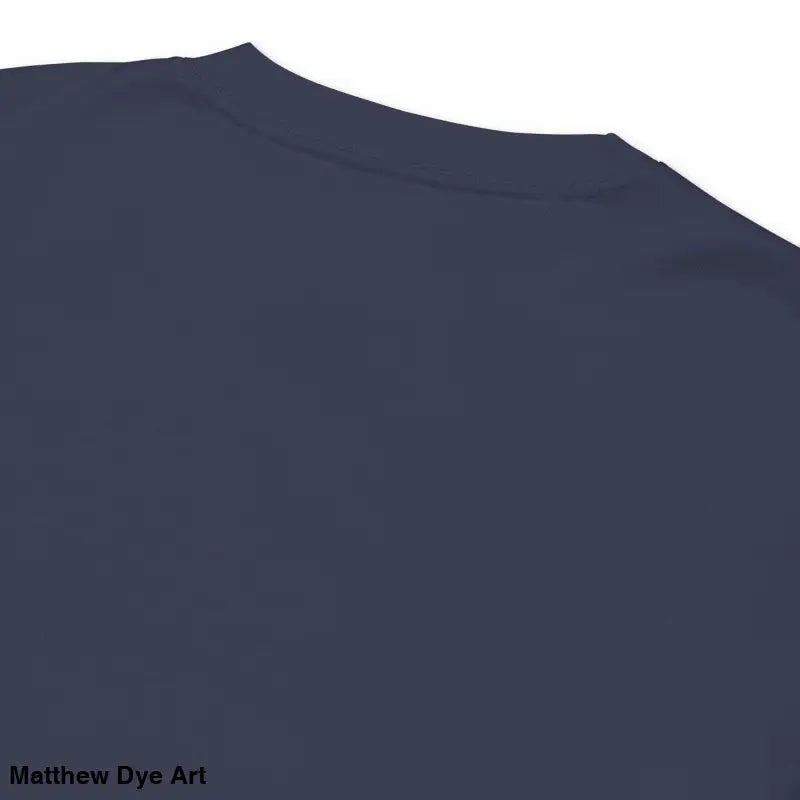 Navy blue fabric of Watcher’s Veil premium long sleeve shirt in elegant streetwear style