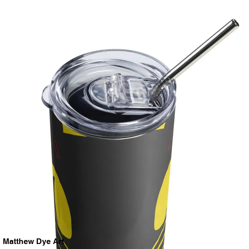 Insulated vintage cat stainless tumbler with straw for traversing life’s paths