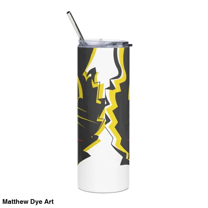 Vintage Halloween Cat Tumbler, high-grade stainless steel with straw for traverse life’s paths