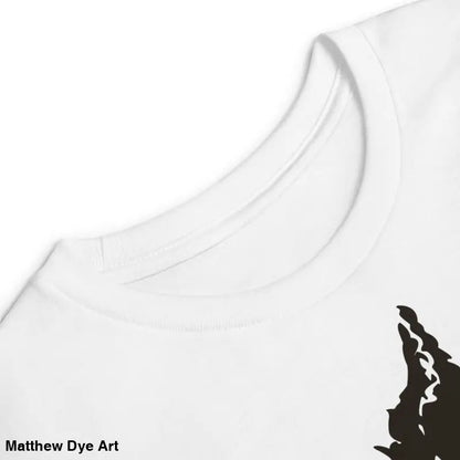 White Ah Kitty comfortable cotton unisex youth sweater for Halloween celebrations