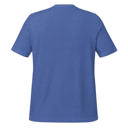 Plain blue crew neck t-shirt from Matthew Dye’s Phrenology Unisex Pre-Shrunk collection