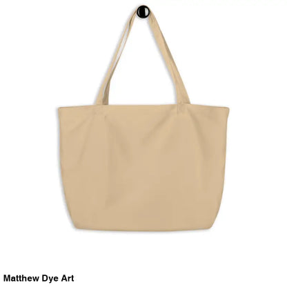 Beige canvas Bat Baby Retro Tote Bag for Halloween, perfect for carrying spooky items