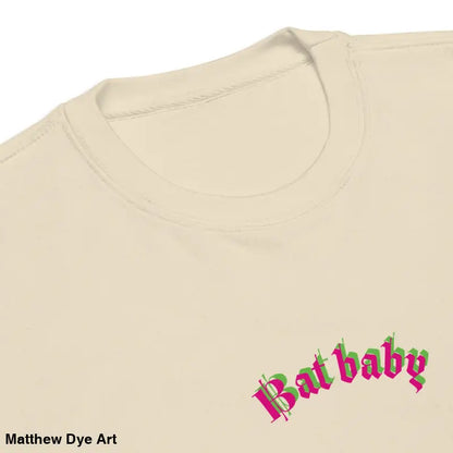 Beige Bat Baby Sweatshirt for Halloween, offering cozy, spooky vibes in a unisex style