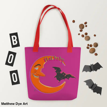 Halloween-themed Bat Baby Tote ideal for spooky trick or treat adventures