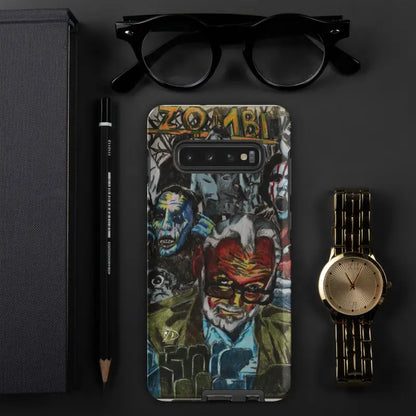 Samsung Galaxy tough phone case with zombie cinema artwork for optimal protection