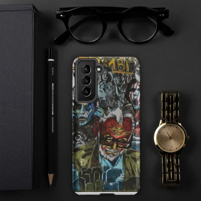 Samsung phone case with graffiti-style art for the Eternal Vigilance Tough Phone Case