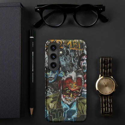 Eternal Vigilance Tough Phone Case featuring vibrant comic book character artwork