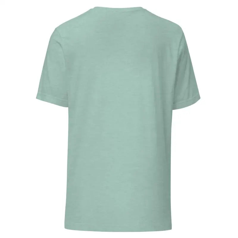 Mint green crew neck t-shirt featuring White Mjölnir design for Heathen Pride