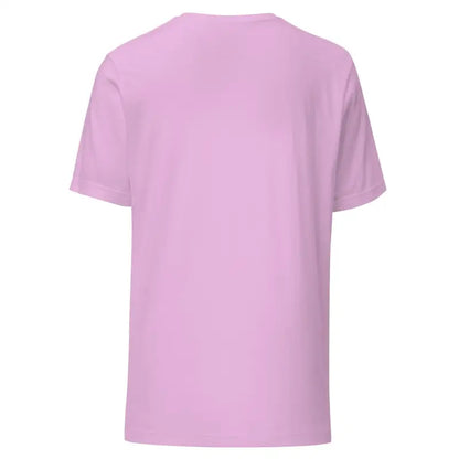 Pink short-sleeved t-shirt with crew neckline featuring White Mjölnir design for Heathen Pride