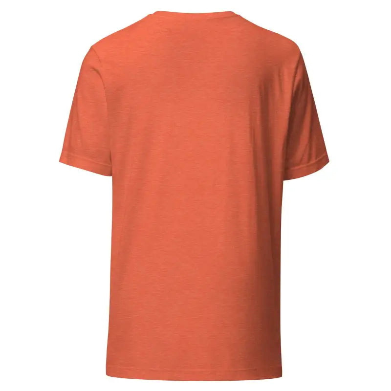 Plain orange crew neck t-shirt from Heathen Pride featuring the White Mjölnir design