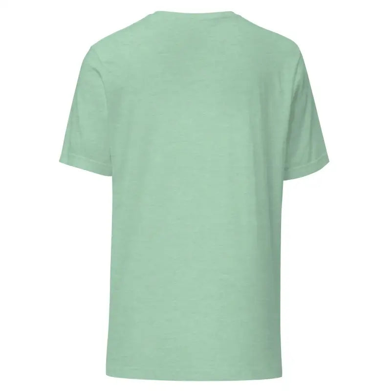 Mint green crew neck t-shirt featuring White Mjölnir for Heathen Pride enthusiasts