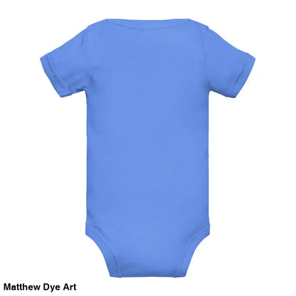 Blue baby onesie featuring Scary Cat Halloween design for enchanting spirit in infants