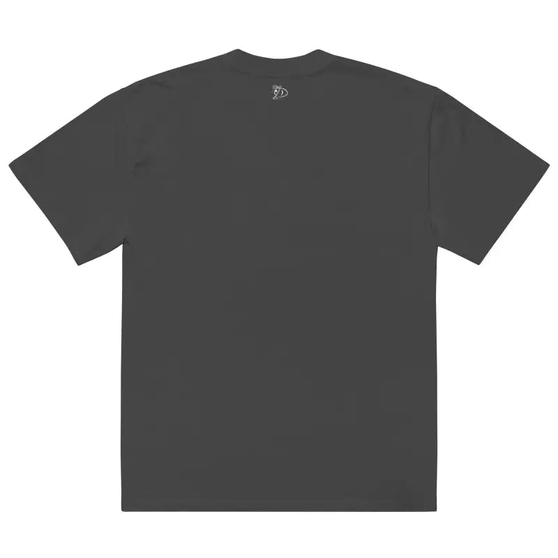 Plain dark gray t-shirt showcasing Matthew Dye’s oil painting-inspired elegance