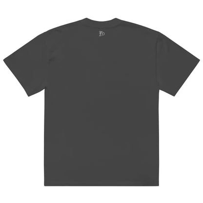 Plain dark gray t-shirt showcasing Matthew Dye’s oil painting-inspired elegance