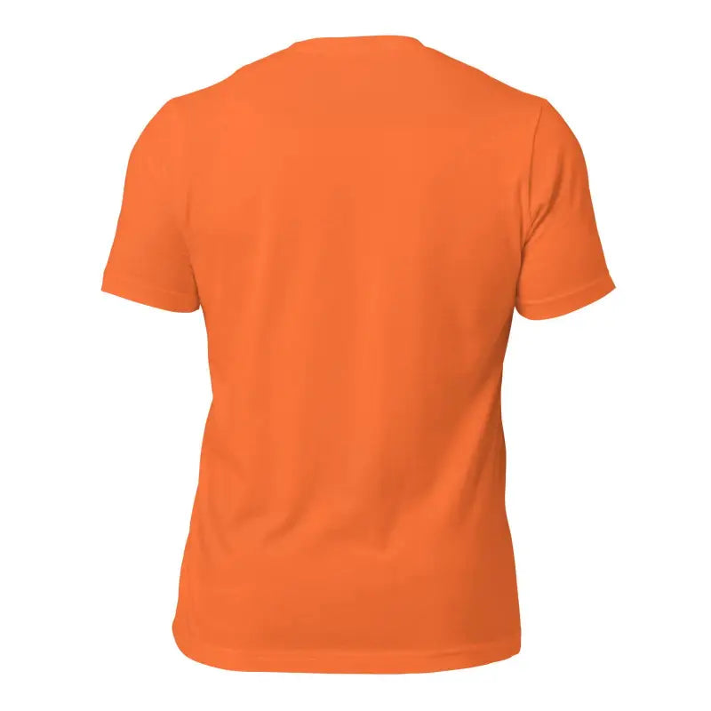 Plain orange short-sleeve t-shirt from Mjölnir & Ravens celebrating Viking heritage