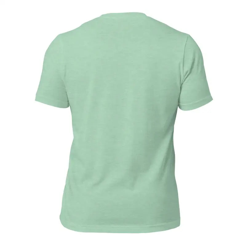 Mint green crew neck t-shirt featuring Mjölnir & Ravens honoring Viking heritage