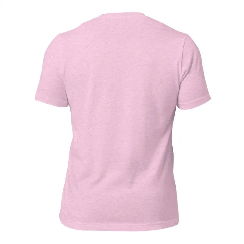 Pink crew neck t-shirt back view highlighting Mjölnir & Ravens celebrating Viking Heritage