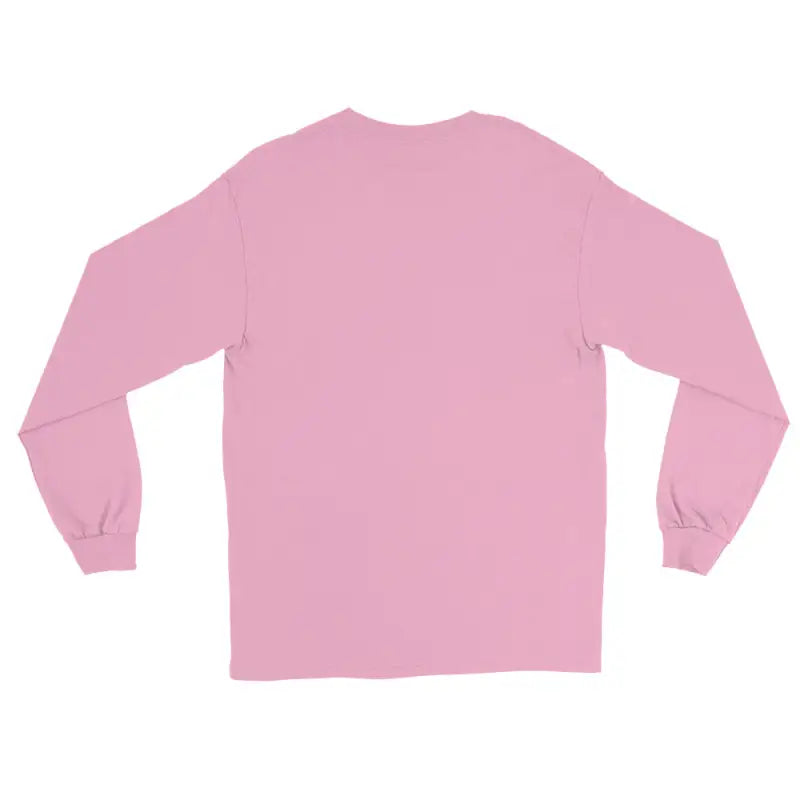 Pink long sleeve shirt showcasing Mummy Spirit in Royal Blue for timeless elegance