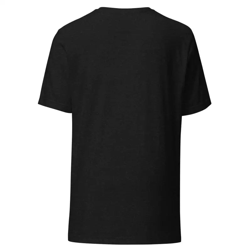 Plain black short-sleeve t-shirt for a Murder Mystery Party in Dripping Orange design