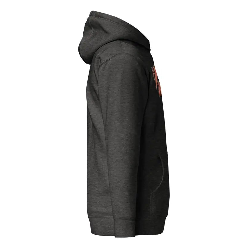 Side view of the black Murder Party Hoodie from Autumn’s Embrace collection