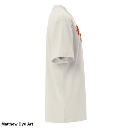 Off-white Murder Party Mayhem oversized t-shirt with wide neck ribbing design
