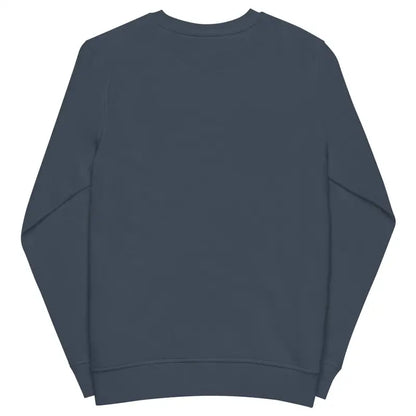 Dark gray crewneck Murder Party Sweatshirt in organic cotton for sustainable comfort