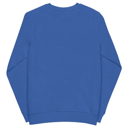 Royal blue Murder Party Sweatshirt in organic cotton for sustainable comfort