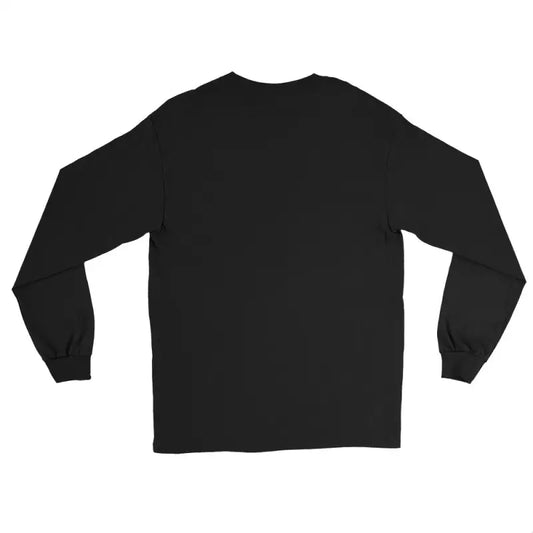 Black long-sleeved crew neck shirt for a Murder Party Night Long-Sleeve Shirt