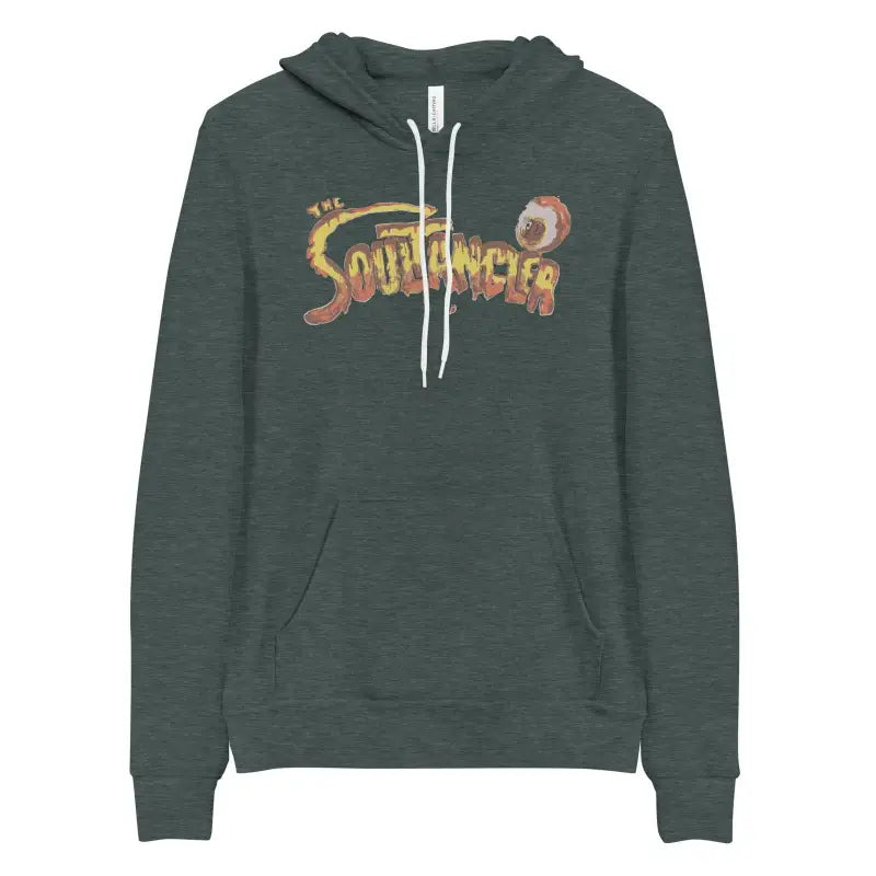 Dark green Soultangler Fleece Hoodie featuring The Sopranos logo graphic on front