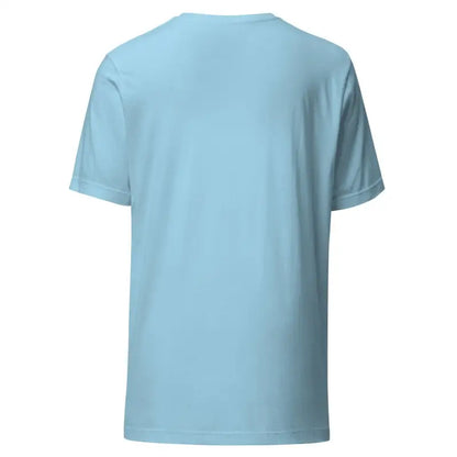 Light blue short-sleeved unisex t-shirt for Trick R Treat Halloween celebration