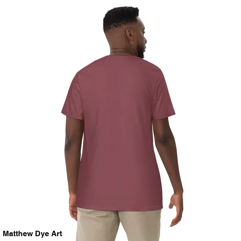 Maroon Nosferatu Heavyweight T-Shirt featuring chillingly beautiful illustration