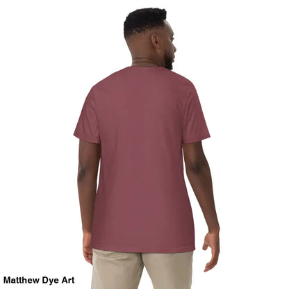 Maroon Nosferatu Heavyweight T-Shirt featuring chillingly beautiful illustration
